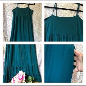 Teal Mossimo Supply Co. Maxi Dress
